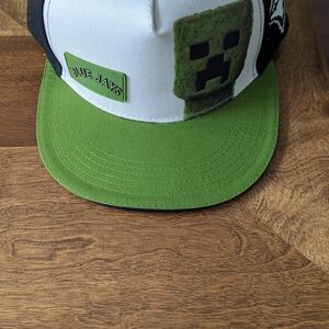 Blue Jay Green and White Kids Cap
